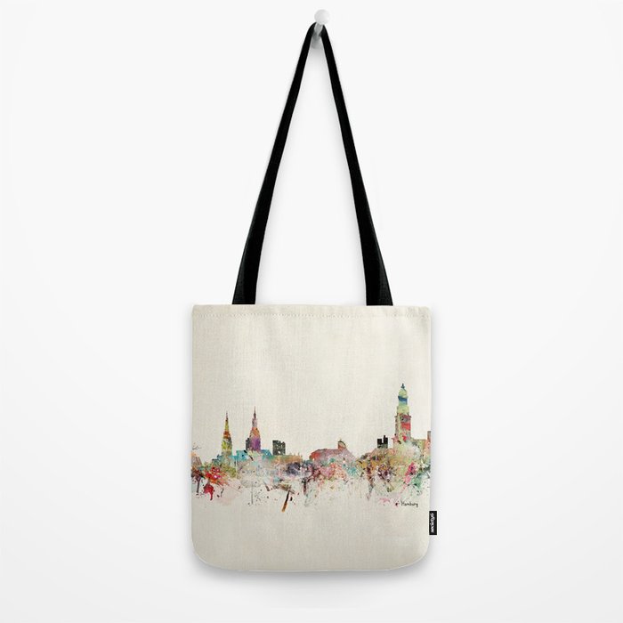 hamburg germany skyline Tote Bag Gallery Image 2