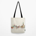 hamburg germany skyline Tote Bag Gallery Image 2