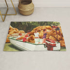 Fried chicken drive-thru - Takeaway Junk Food Rug Gallery Image 1