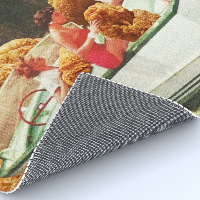 Fried chicken drive-thru - Takeaway Junk Food Rug Gallery Image 4