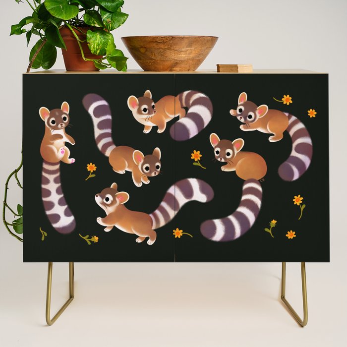 Ringtail - dark Credenza Gallery Image 1