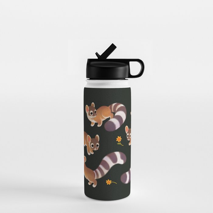 Ringtail - dark Water Bottle Gallery Image 1