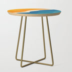 Minimalist abstract waves Side Table Gallery Image 1