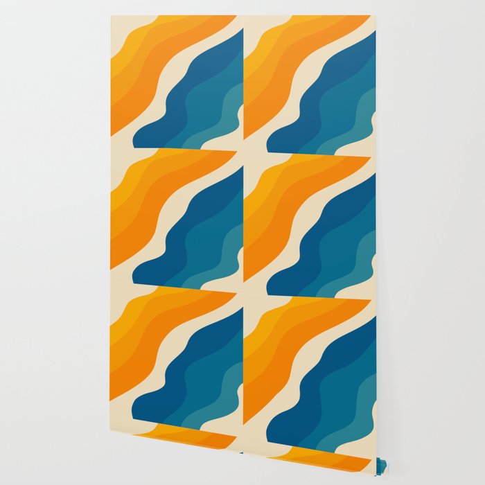 Minimalist abstract waves Wallpaper Gallery Image 2
