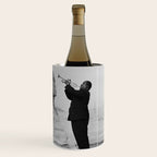 Louis Armstrong at the Spinx and Egyptian Pyrimids Vintage black and white photography / photographs Wine Chiller Gallery Image 3