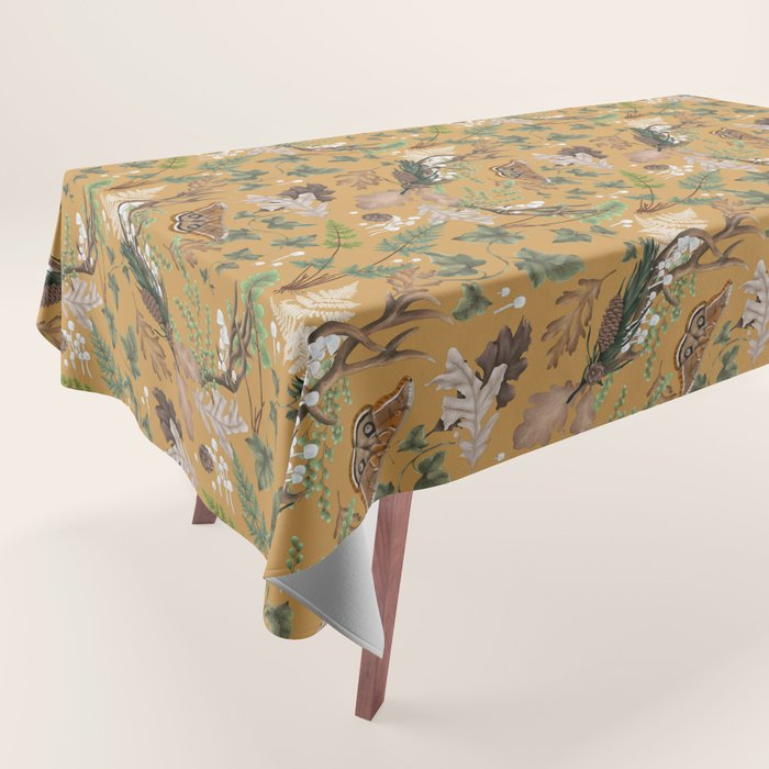 Bohemian Leafy Forest Tablecloth Gallery Image 1