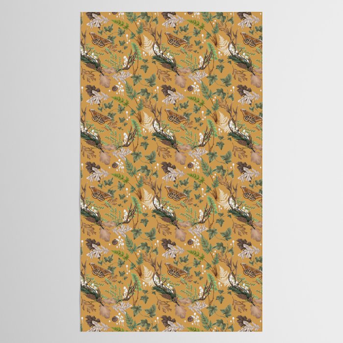 Bohemian Leafy Forest Tablecloth Gallery Image 2