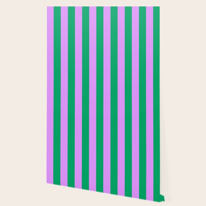 Vibrant green and purple stipes Wallpaper Gallery Image 2