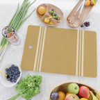 pimlico stripes - mustard yellow Cutting Board Gallery Image 2