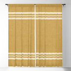 pimlico stripes - mustard yellow Window Curtain Gallery Image 5