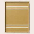pimlico stripes - mustard yellow Serving Tray Gallery Image 1