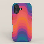Retro Sacred Geometry | 80s Wavy Vibe iPhone Case Gallery Image 1