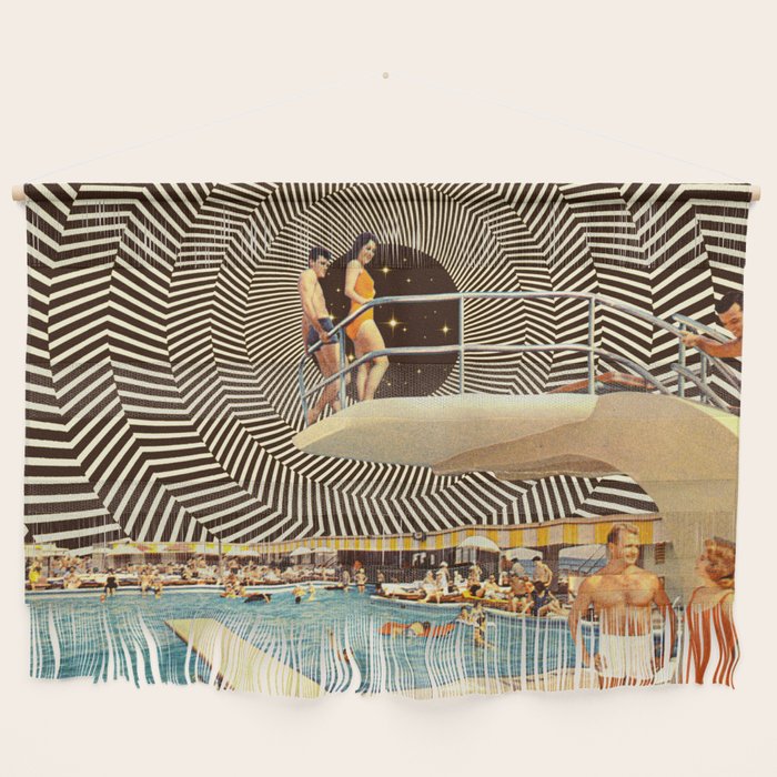 Illusionary Pool Party Wall Hanging Gallery Image 1