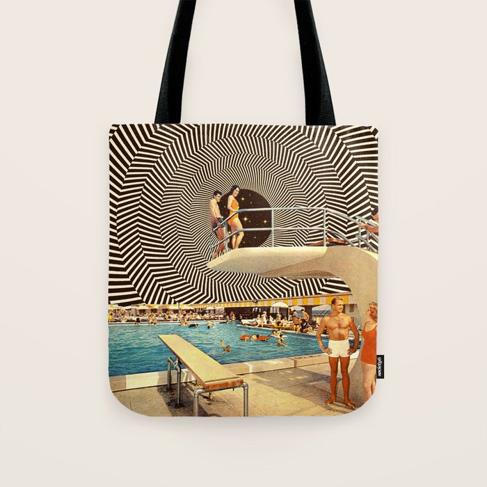 Illusionary Pool Party Tote Bag Gallery Image 1