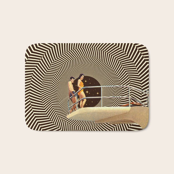 Illusionary Pool Party Bath Mat Gallery Image 1