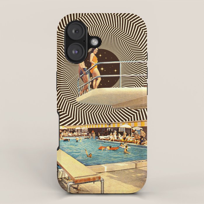 Illusionary Pool Party iPhone Case Gallery Image 1