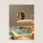 Illusionary Pool Party Stationery Card Gallery Image 2