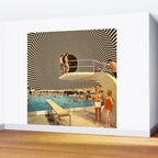 Illusionary Pool Party Wall Mural Gallery Image 2