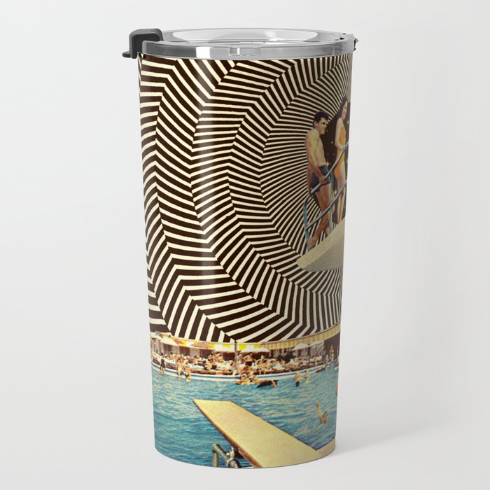Illusionary Pool Party Travel Mug Gallery Image 3