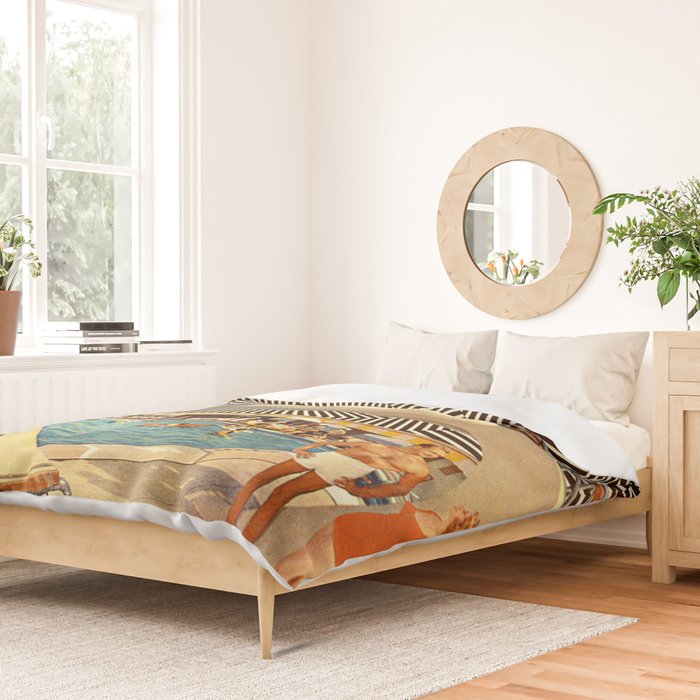 Illusionary Pool Party Duvet Cover Gallery Image 2