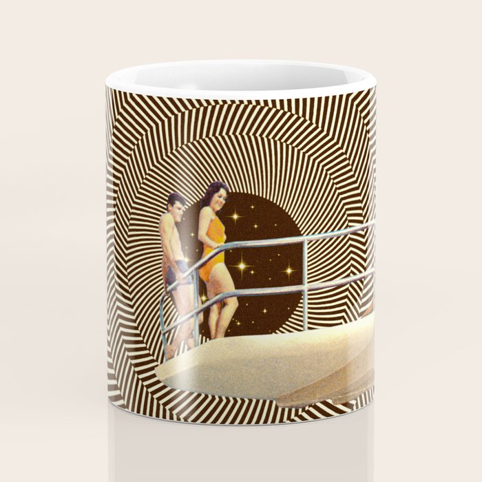 Illusionary Pool Party Coffee Mug Gallery Image 4