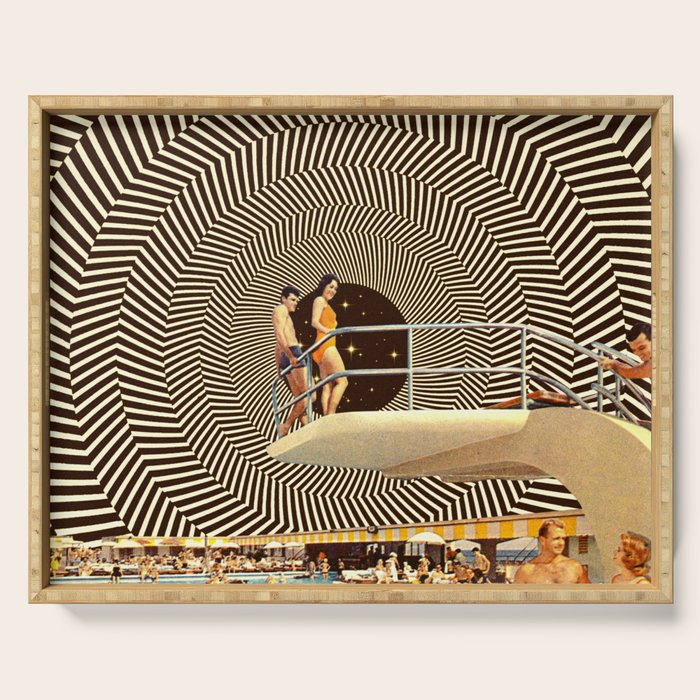 Illusionary Pool Party Serving Tray Gallery Image 1