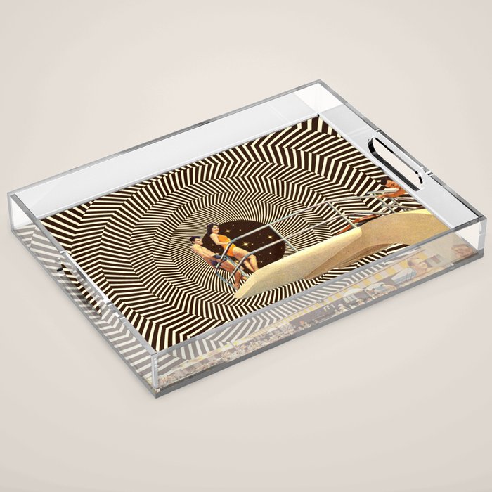 Illusionary Pool Party Acrylic Tray Gallery Image 1