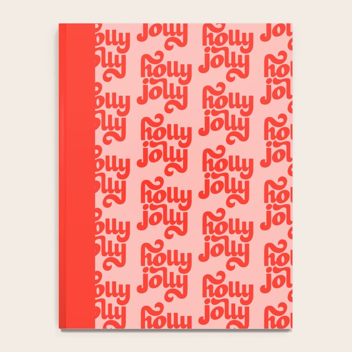 Holly Jolly Pattern Notebook Gallery Image 4