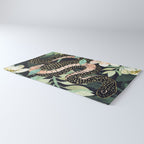 Metallic Floral Snake Rug Gallery Image 3
