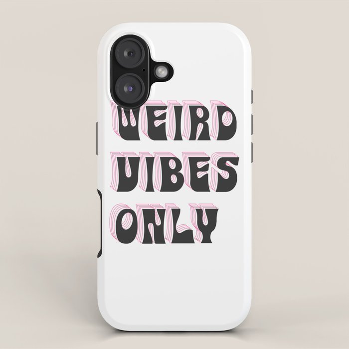 Weird Vibes Only iPhone Case Gallery Image 1