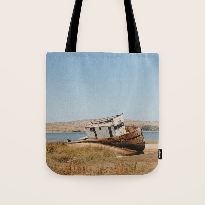point reyes shipwreck - california Tote Bag Gallery Image 1