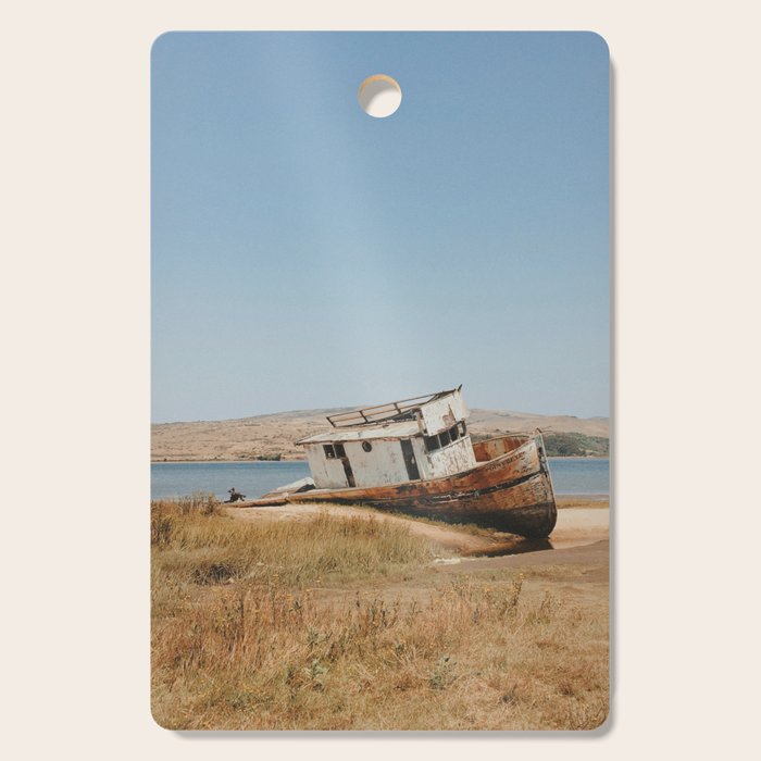 point reyes shipwreck - california Cutting Board Gallery Image 1