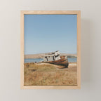 point reyes shipwreck - california Mini Art Print Gallery Image 1