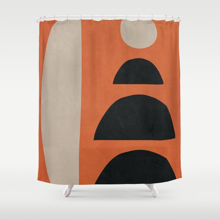 Abstract Balance 5 Shower Curtain Gallery Image 1