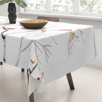 Birch Trees and Cardinal 2  Tablecloth Gallery Image 3