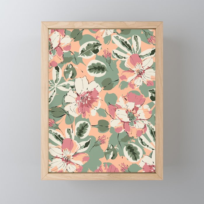 Modern tropical garden PFG2 Mini Art Print Gallery Image 1