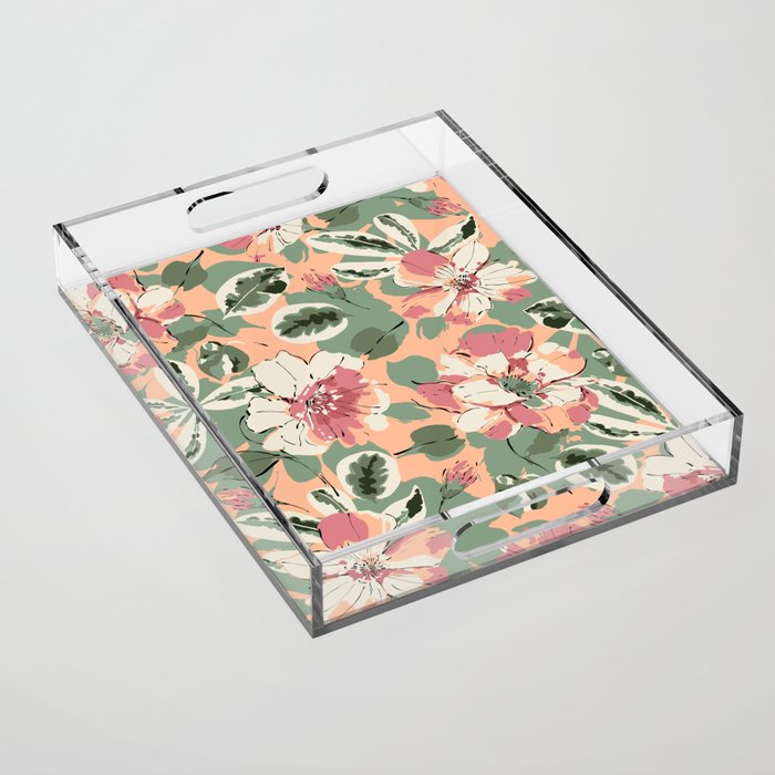 Modern tropical garden PFG2 Acrylic Tray Gallery Image 1