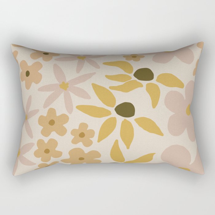 black coffee morning - tan Rectangular Pillow Gallery Image 1
