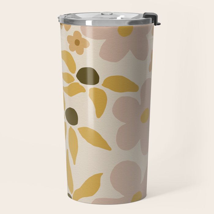 black coffee morning - tan Travel Mug Gallery Image 2