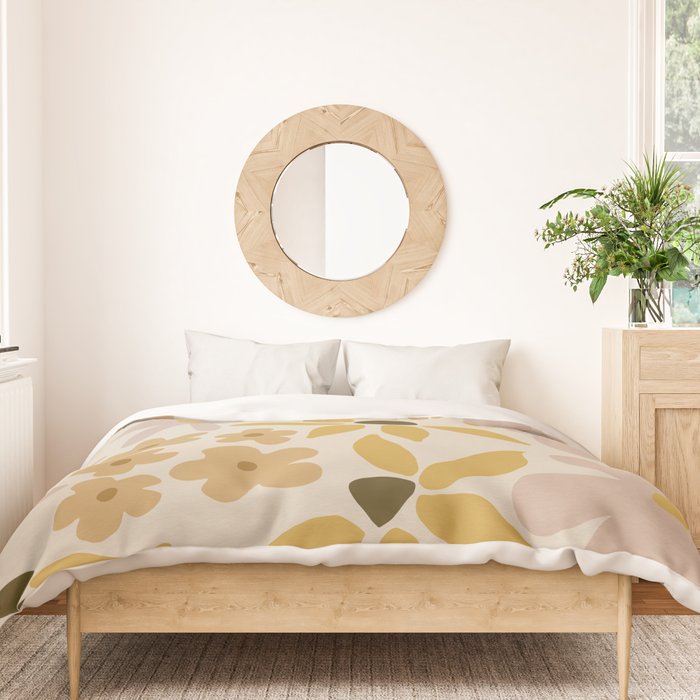 black coffee morning - tan Duvet Cover Gallery Image 3
