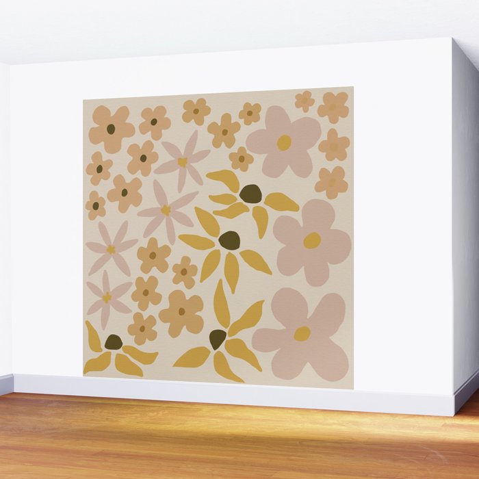 black coffee morning - tan Wall Mural Gallery Image 2