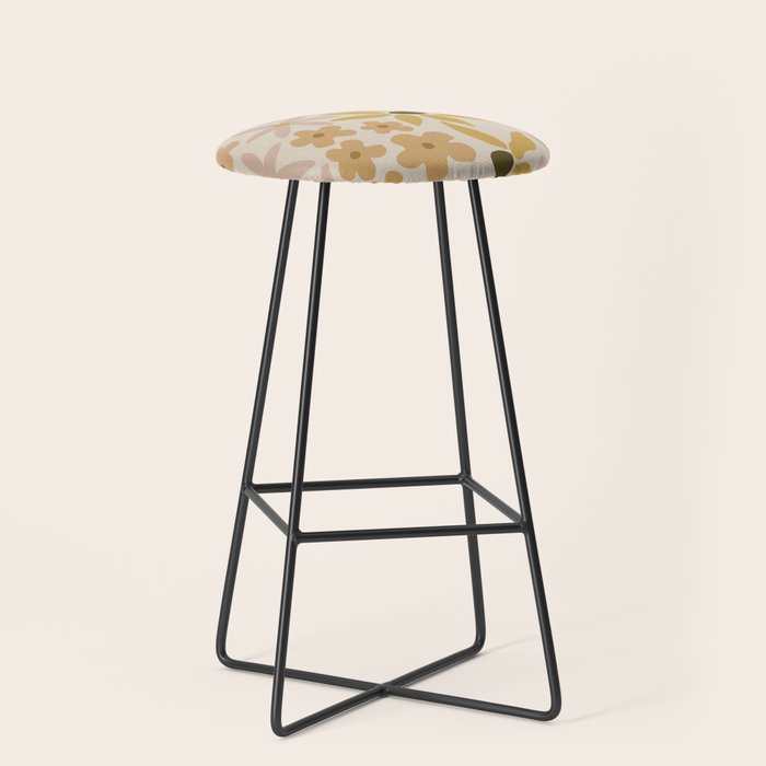 black coffee morning - tan Stool Gallery Image 1