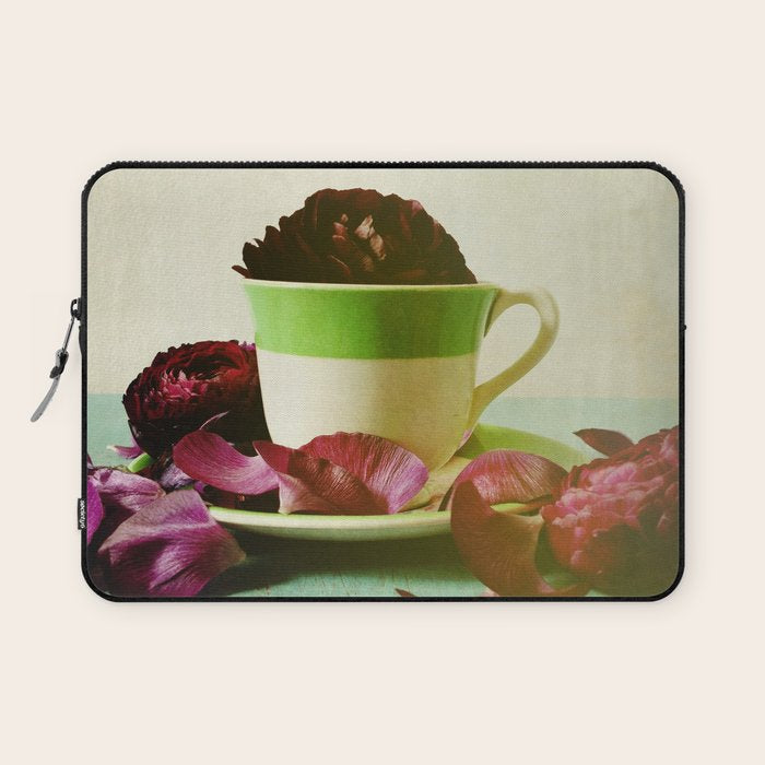 Petals Unfold, Opening to Life Laptop Sleeve Gallery Image 1