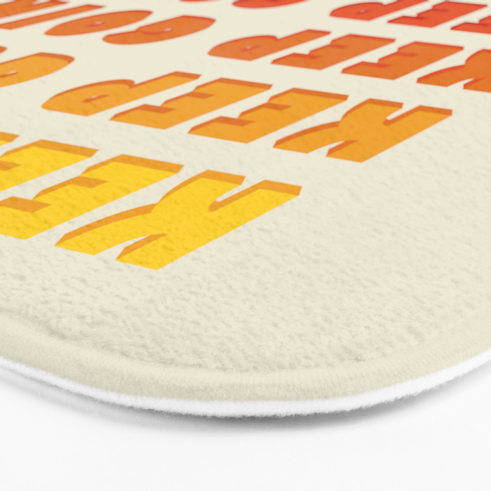 KEEP GOING - POSITIVE QUOTE Bath Mat Gallery Image 3
