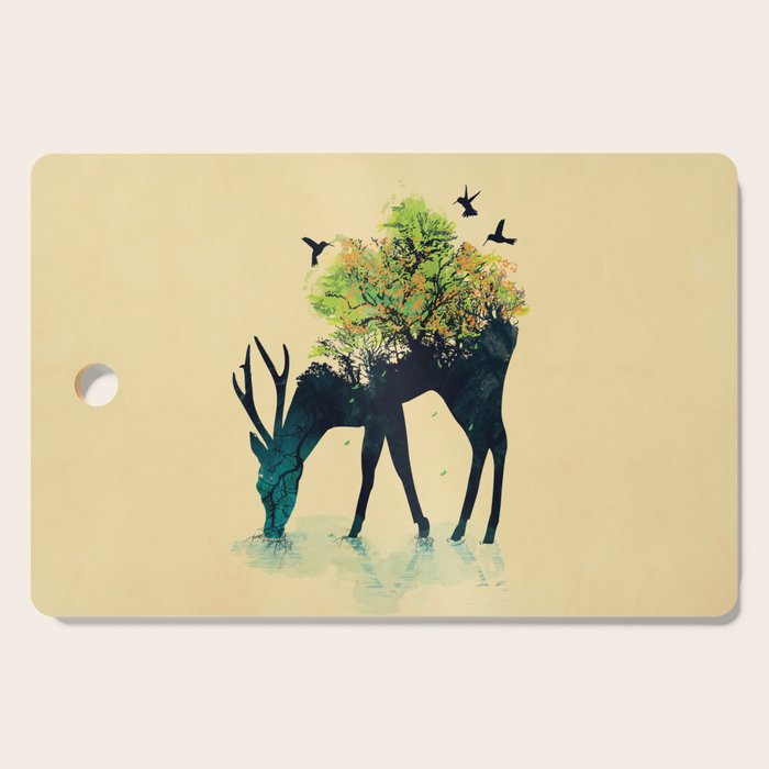 Watering (A Life Into Itself) Cutting Board Gallery Image 1