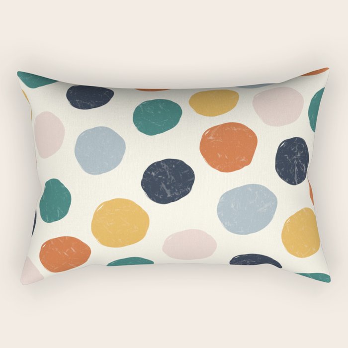 Spotty in Color Rectangular Pillow Gallery Image 2
