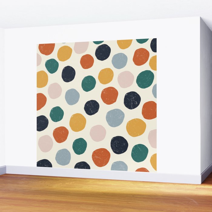 Spotty in Color Wall Mural Gallery Image 2