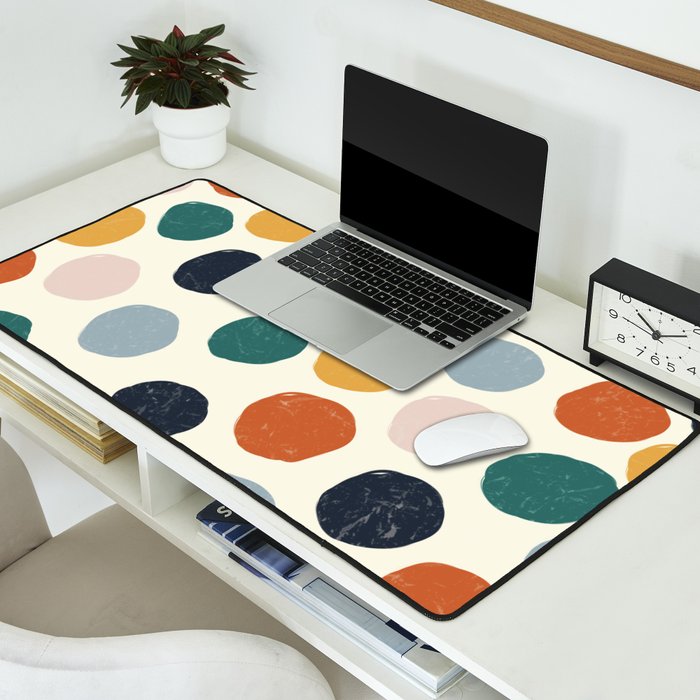 Spotty in Color Desk Mat Gallery Image 2