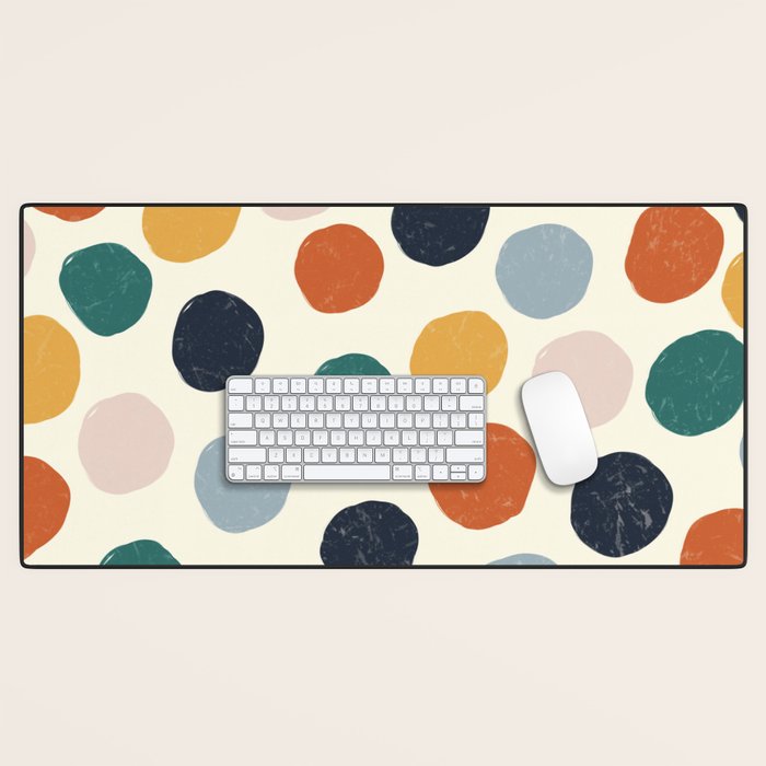 Spotty in Color Desk Mat Gallery Image 1