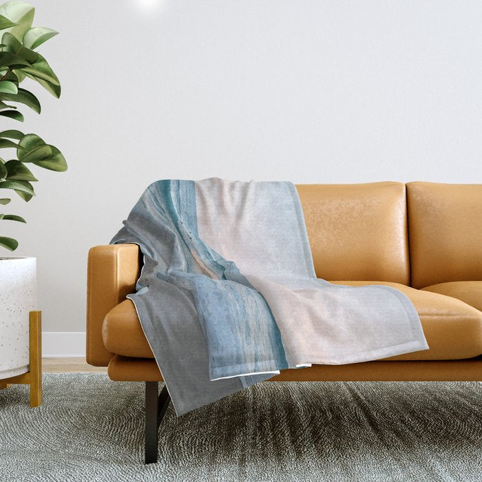 Sunset surf Throw Blanket Gallery Image 1